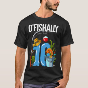 O'fishally 10 Jahre alt 10. Geburtstag Angeln T-Shirt