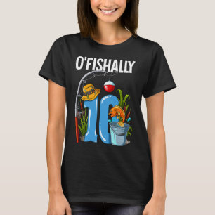 O'fishally 10 Jahre alt 10. Geburtstag Angeln T-Shirt
