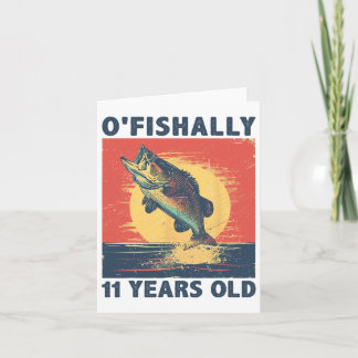 Ofishally 11 Jahre alt 2014 Fischerei Fischer 11. Karte