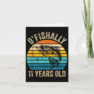 Ofishally 11 Jahre Shirt 11. Geburtstag Vintag Karte