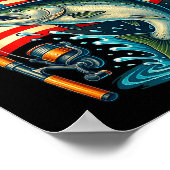 O'fishally 16 Years Old Fishing 16th Birthday Boys Poster (Ecke)