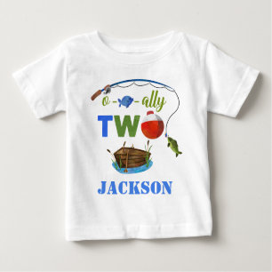 Ofishally 2 Baby T - Shirt Kleiner Fischer Shirt