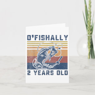 Ofishally 2 Jahre Shirt 2. Geburtstag Angeln Uns Karte