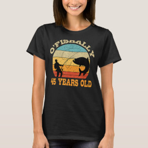 O'Fishally 45 Jahre alt Angeln Geburtstag Thema Pa T-Shirt