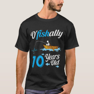 OFishally 70 Lustige Fischer Wortspiel Geburtstag T-Shirt