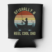 Ofishally a Reel Cool Dad Fun Fishing Dosenkühler (Vorderseite)