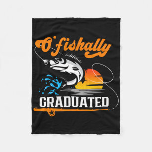 O'fishally Absolvent der Angeliebhaber Abschlussfe Fleecedecke