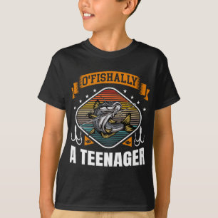 O'fishally ein Teenager 13. Geburtstag Angeln 13 J T-Shirt