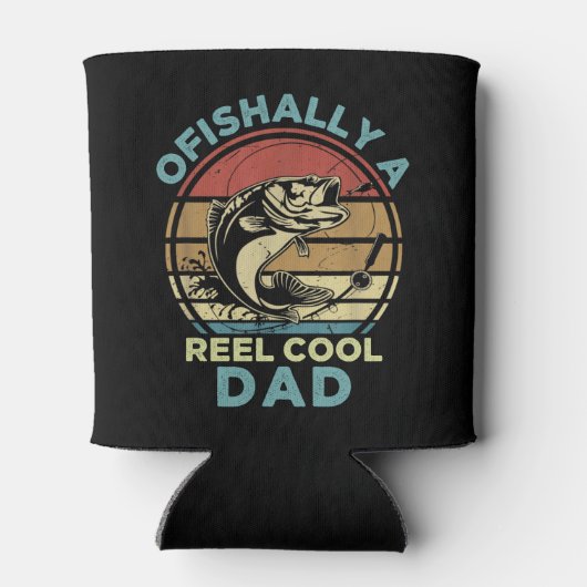 Ofishally Funny fishing lover Dosenkühler (Rückseite)