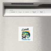 Ofishally &#; Jahre alt &#; Geburtsfischen B Magnet (In Situ (Geschirrspüler))
