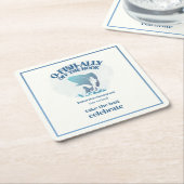 Ofishally Off The Hook Men's Retirement Party Rechteckiger Pappuntersetzer (angewinkelt)