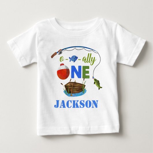 Ofishally One Baby T - Shirt O-Fisch-ally Big One (Vorderseite)