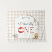 Ofishally One Birthday Personalized Banner  Wandteppich (Vorderseite (Horizontal))