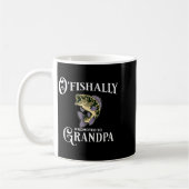 O'fishally Promoted To Grandpa _ Grandpa Fishing  Kaffeetasse (Links)