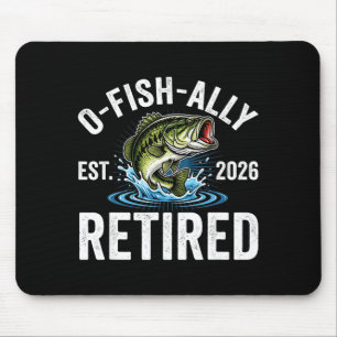 Ofishally Rentner 2026 Lustige Fischerei Rentner F Mousepad