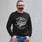 Ofishally Retired 2024 Funny Fishing Sweatshirt