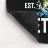 Ofishally Retired 2026 Funny Fishing Retirement Fi Mousepad (Ecke)