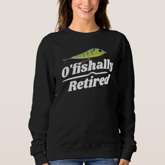 O'fishaltig müde Angellocke Sweatshirt (Vorderseite)