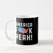 Ofjuly America Yeah Funny Gift Kaffeetasse (Links)
