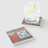 O'Flahertys Pub, Dingle, Irish Pub Untersetzer. Steinuntersetzer (Seitenansicht)