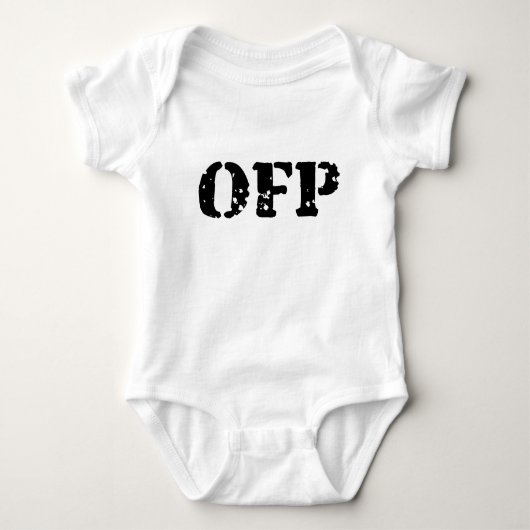 OFP BABY STRAMPLER (Vorderseite)