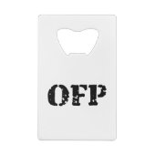 OFP GELDBEUTEL FLASCHENÖFFNER (Rückseite)