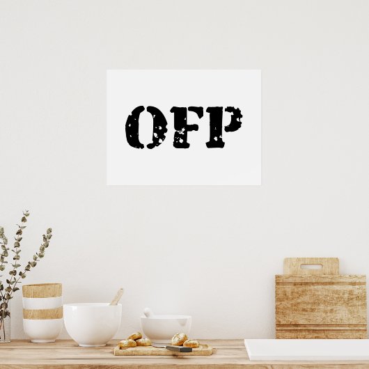 OFP POSTER (Küche)