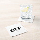 OFP RECHTECKIGER PAPPUNTERSETZER (Vor Ort)