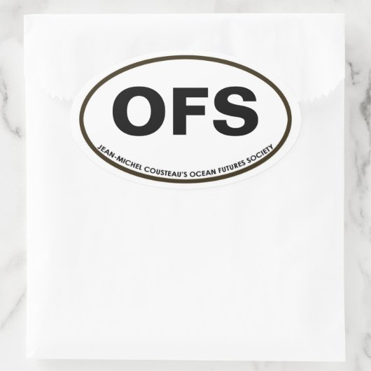 OFS Oval Aufkleber (Tasche)