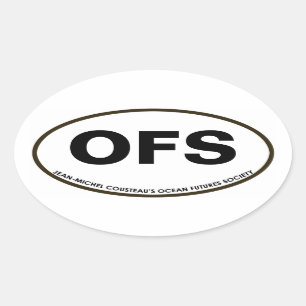 OFS Oval Aufkleber