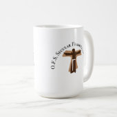 OFS-Säkularfranziskaner-Tasse Kaffeetasse (VorderseiteRechts)