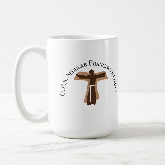 OFS-Säkularfranziskaner-Tasse Kaffeetasse (Links)