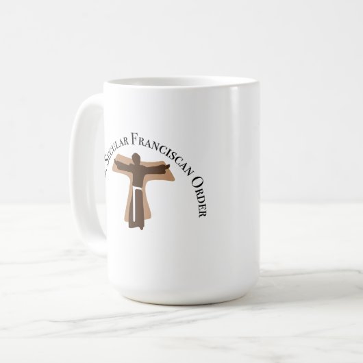 OFS Secular Franciscan Mug Kaffeetasse (Vorderseite Links)