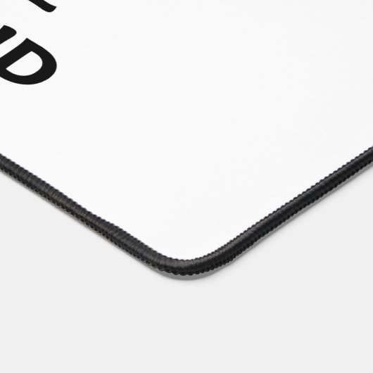 Oft die schwierigste Brücke überqueren Schreibtischunterlage (Ecke)