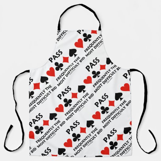 Oft die schwierigste Brücke überqueren Schürze (Vorderseite)