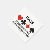 Oft die schwierigste Brücke überqueren Serviette (Ecke)