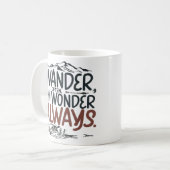 Oft fragen Sie sich immer. Kaffeetasse (Vorderseite Links)