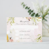 Oft in Frühlingszwiebeln gezeichnet RSVP Karte (Stehend Vorderseite)