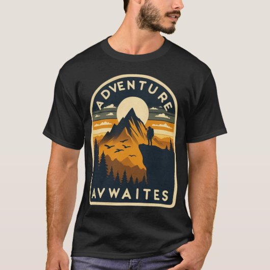 Oft Wander, Wonder immer - Abenteuer wartet T-Shir T-Shirt (Vorderseite)