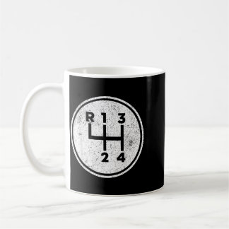Og 4-Gang-Schaltgetriebe H-Muster-Schalthebel Kaffeetasse