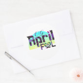 OG April Fool - April Fool's Day Runder Aufkleber (Umschlag)