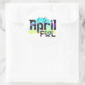 OG April Fool - April Fool's Day Runder Aufkleber (Tasche)
