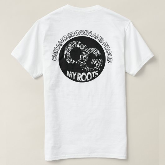 OG Chicano braun und stolzes Shirt (Design Rückseite)