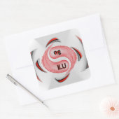 OG! ilu Quadratischer Aufkleber (Umschlag)