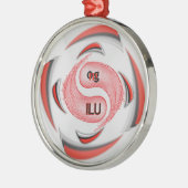 OG! ilu Silbernes Ornament (Links)