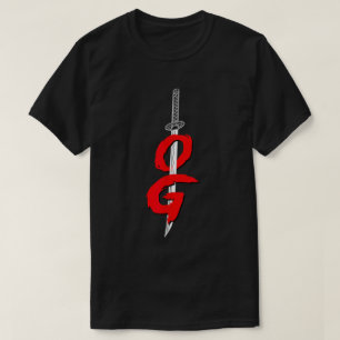 OG Katana Sword Brush Art Design T-Shirt