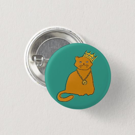 OG Katzen-König Button (Vorne & Hinten)