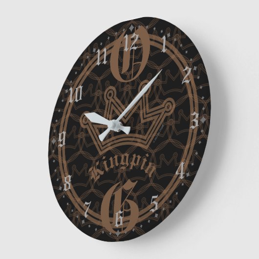 OG Kingpin Wall Clock Große Wanduhr (Winkel)