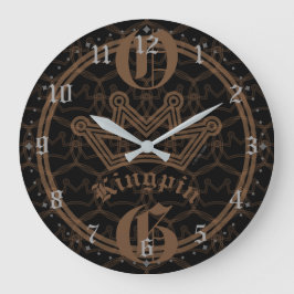 OG Kingpin Wall Clock Große Wanduhr