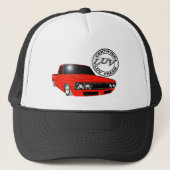 OG LUV Freak Design in Rot verlegt Truckerkappe (Vorderseite)